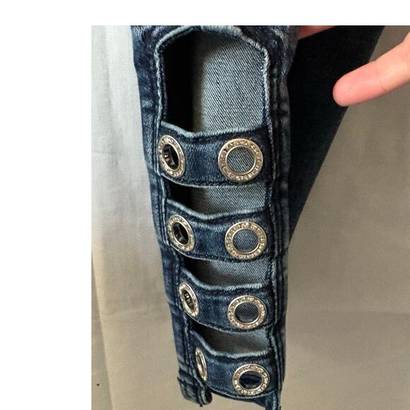 Joseph Ribkoff Slim Ankle Length Denim Jeans 241900 Size 6 - Picture 3 of 8